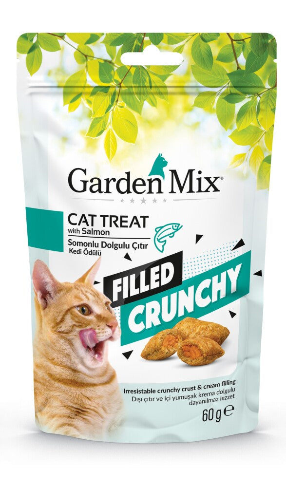 Garden Mix Somonlu İçi Dolgulu Kedi Ödülü 60 GR | SRC: Barcode: 8681085429812