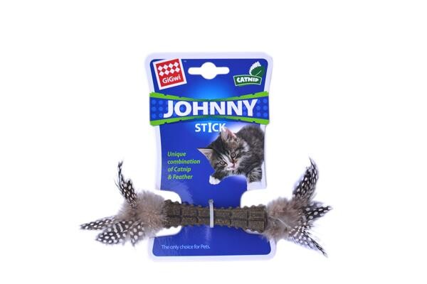Gigwi Johnny Kedi Stick Catnipli Doğal Tek Tüylü Oyuncağı YEŞIL | SRC: Barcode: 846295070935