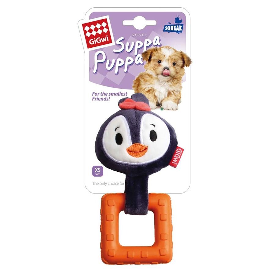 Gigwi Suppa Puppa Penguen Diş Kaşıma Köpek Oyuncağı 16 CM | SRC: Barcode: 846295080132