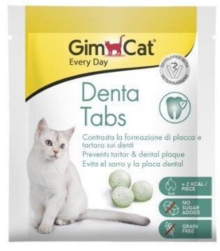 Gimcat Denta Bits Ağız Bakım Kedi Ödül Tableti 15GR | SRC: Barcode: 4002064400754
