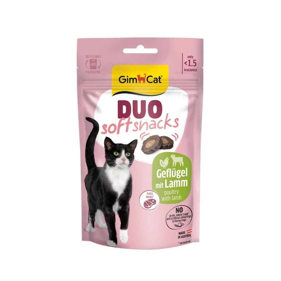 Gimcat Duo Soft Snacks Poultry With Lamb Kedi Ödülü 50 GR | SRC: Barcode: 4002064422305