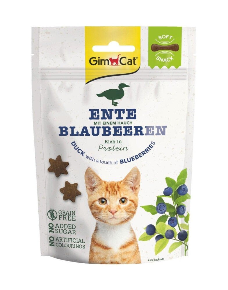 Gimcat Soft Snack Ördekli Ve Yaban Mersinli Kedi Ödül Maması 60 GR | SRC: Barcode: 4002064420704
