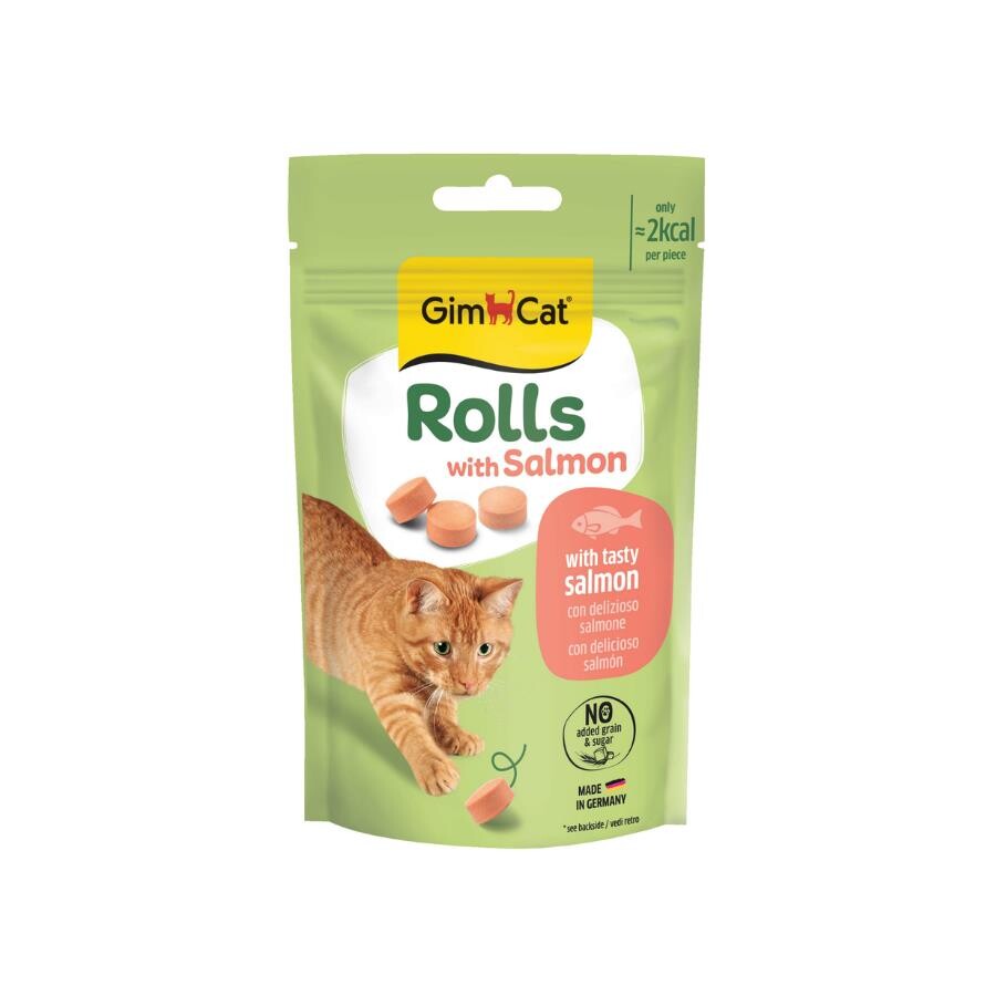 Gimcat Rolls With Salmon Somonlu Kedi Ödül Tableti 50 GR | SRC: Barcode: 4002064419794