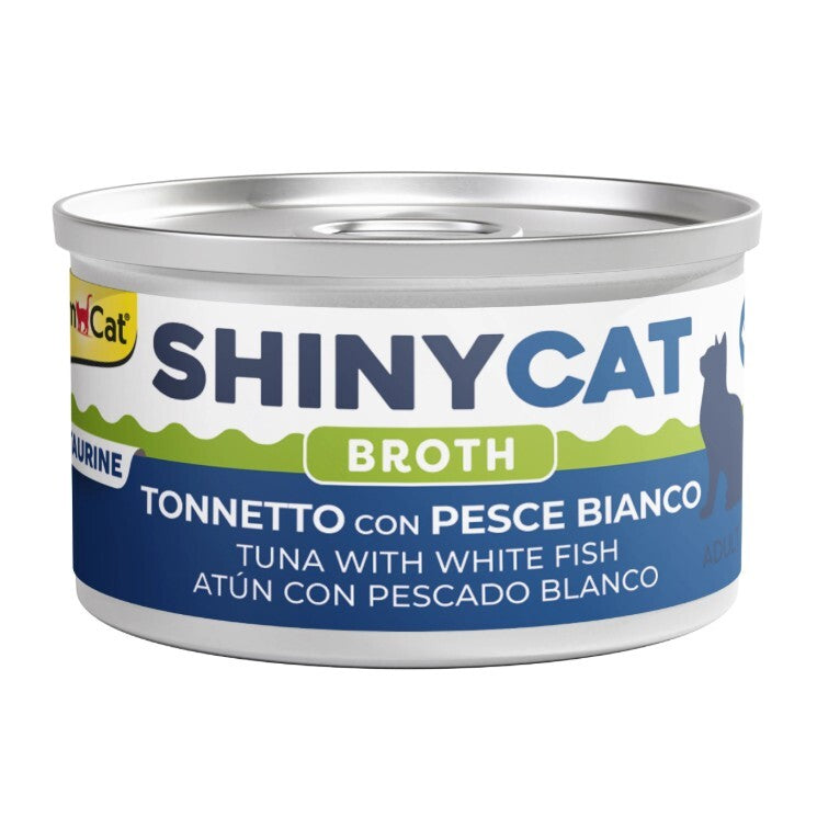 Gimcat Shinycat Sos İçinde Balıklı Ton Balık Kedi Konserve Maması 70 GR BEYAZ | SRC: Barcode: 4002064416830