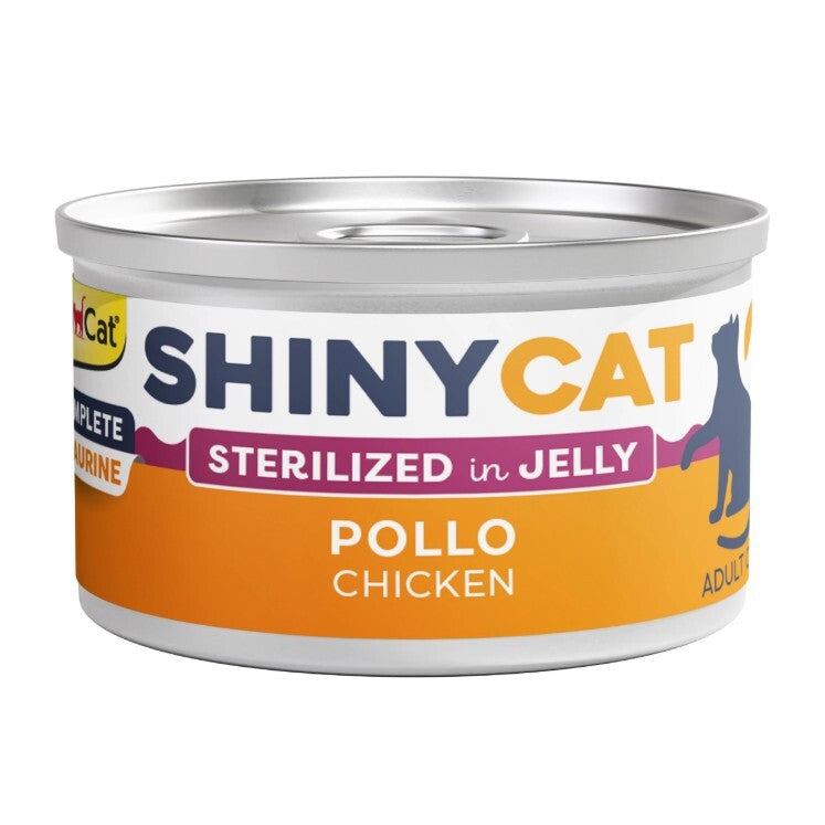 Gimcat Shinycat Sos İçinde Jelly Tavuklu Kısırlaştırılmış Kedi Konserve Maması 70 GR | SRC: Barcode: 4002064416779