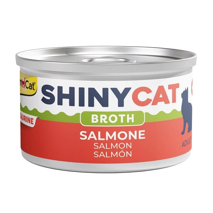 Gimcat Shinycat Sos İçinde Somonlu Kedi Konservesi 70 GR | SRC: Barcode: 4002064416793