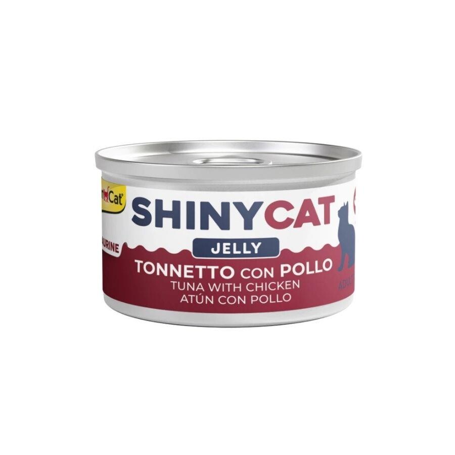 Gimcat Shinycat Jelly Ton Balıklı Ve Tavuklu Yetişkin Kedi Konservesi 70 GR | SRC: Barcode: 4002064413105