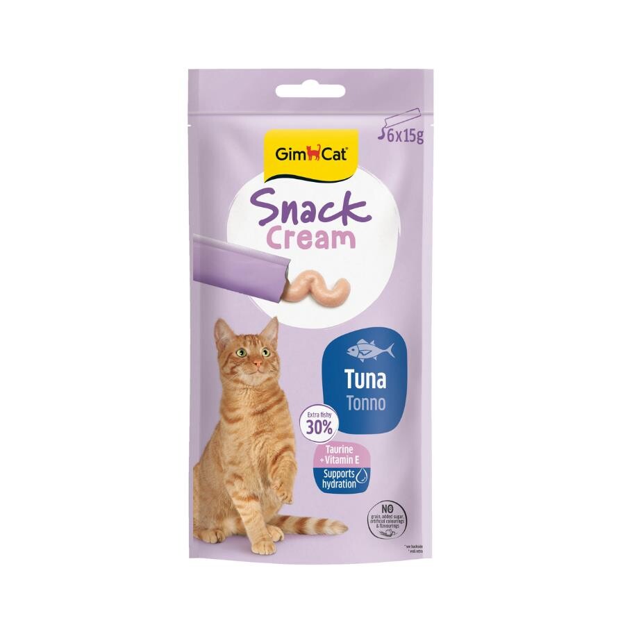 Gimcat Snack Cream Ton Balıklı Kedi Ödülü 6X15GR | SRC: Barcode: 4002064422534