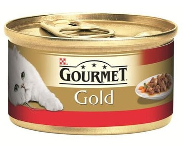Gourmet Gold Parça Sığır Etli Soslu Yetişkin Kedi Konservesi 85 GR 24 ADET | SRC: Barcode: 7613036365291