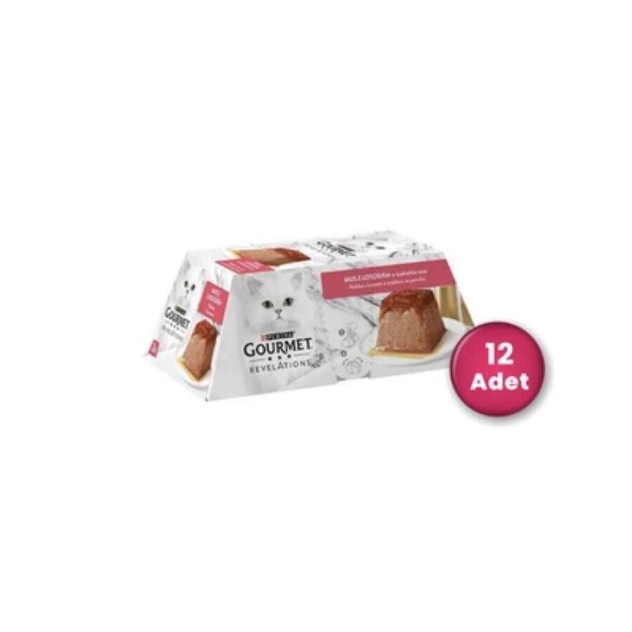 Gourmet Gold Revelations Sığır Etli Ezmeyetişkin Kedi Konservesi Paket 12'LI | SRC: Barcode: 7613287067074