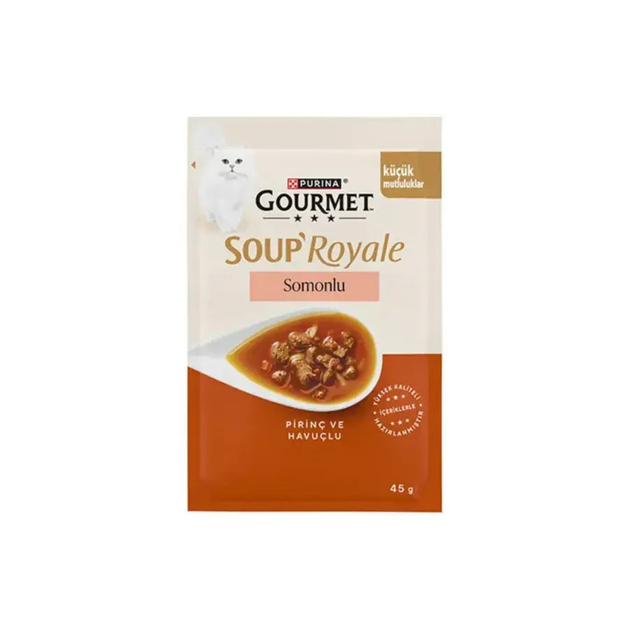 Gourmet Gold Soup Royale Somonlu Yetişkin Kedi Çorbası 45 GR | SRC: Barcode: 8445292306188