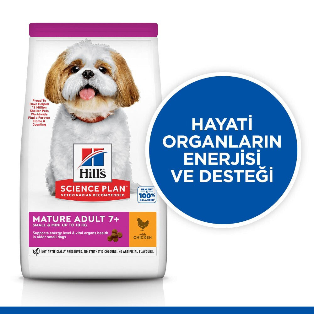 Hill's Science Plan 7 Yaşlı Küçük Ve Mini Irk Tavuklu Köpek Maması 1.5 KG | SRC: Barcode: 052742282602