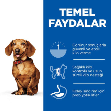 Hill's Science Plan İdeal Kilo Yetişkin Küçük Ve Mini Irk Tavuklu Köpek Maması 1.5 KG | SRC: Barcode: 052742024783