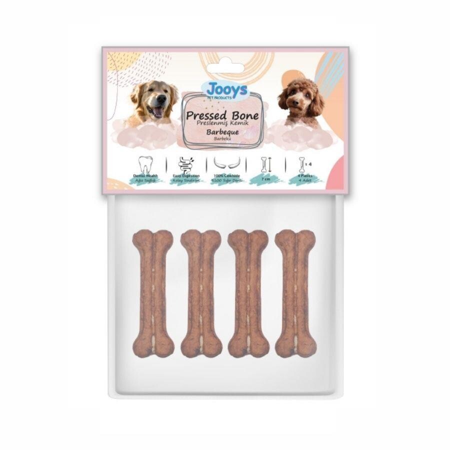 Jooys Barbekü Soslu Pres Köpek Ödül Kemiği 7 CM 4'LÜ | SRC: Barcode: 8683434453578
