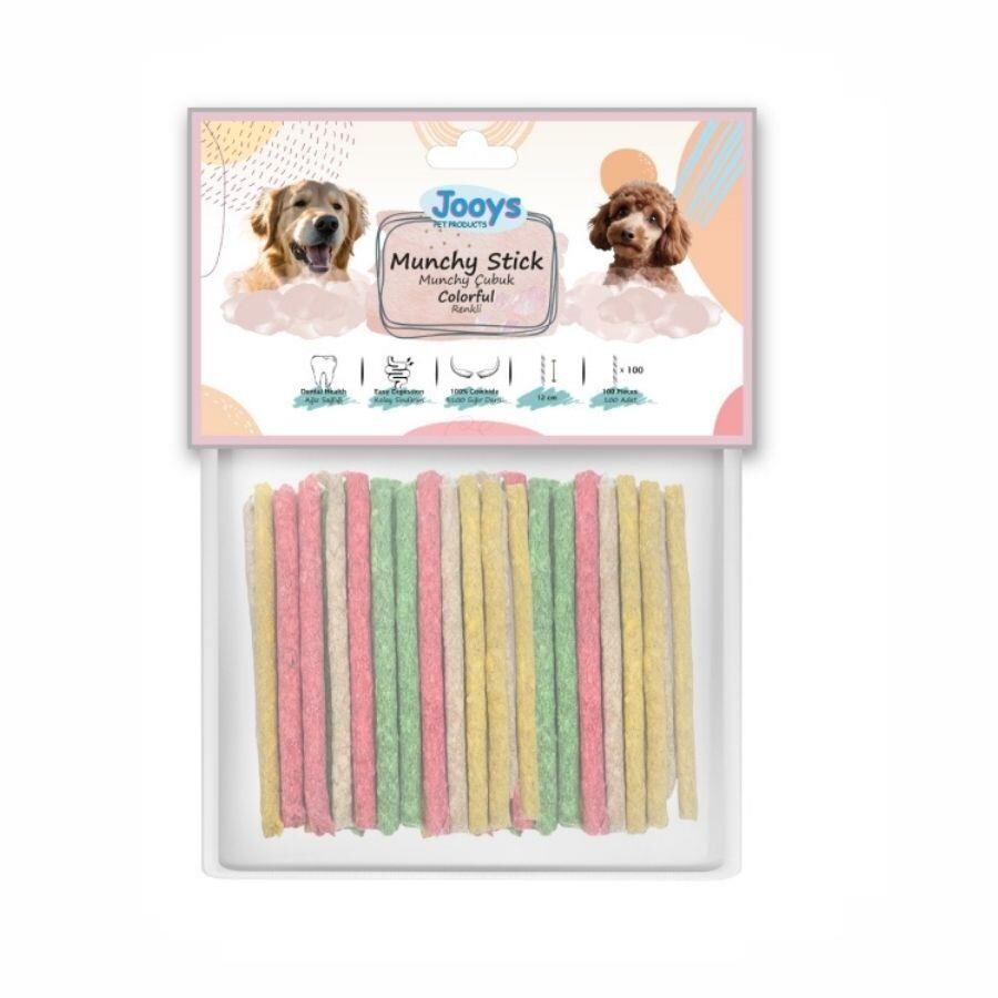 Jooys Renkli Munchy Çubuk Köpek Ödül Kemiği 100'LÜ | SRC: Barcode: 8683434453660