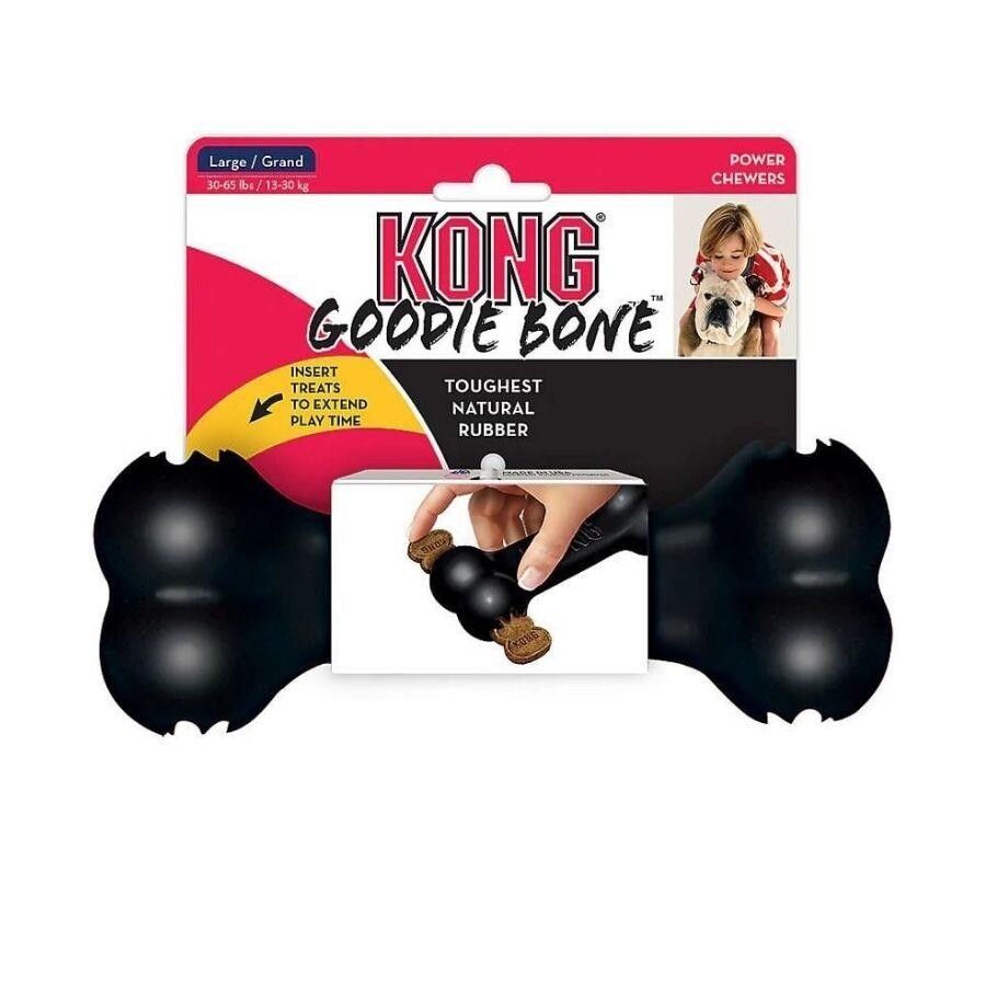 Kong Extreme Goodie Bone Kemik Şeklinde Çok Amaçlı Ultra Sert Köpek Oyuncağı L | SRC: Barcode: 0035585356006