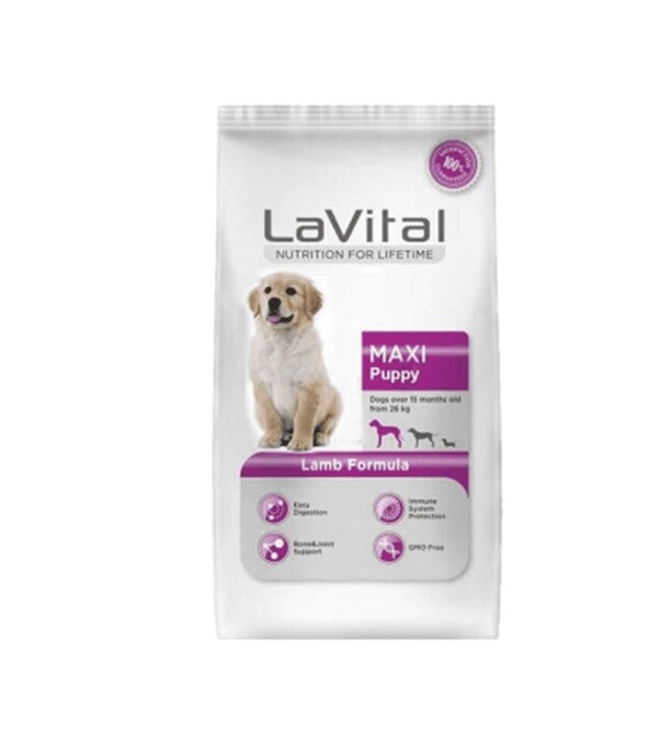 Lavital Maxi Puppy Kuzu Etli Büyük Irk Yavru Köpek Maması 3 KG | SRC: Barcode: 8014556127397