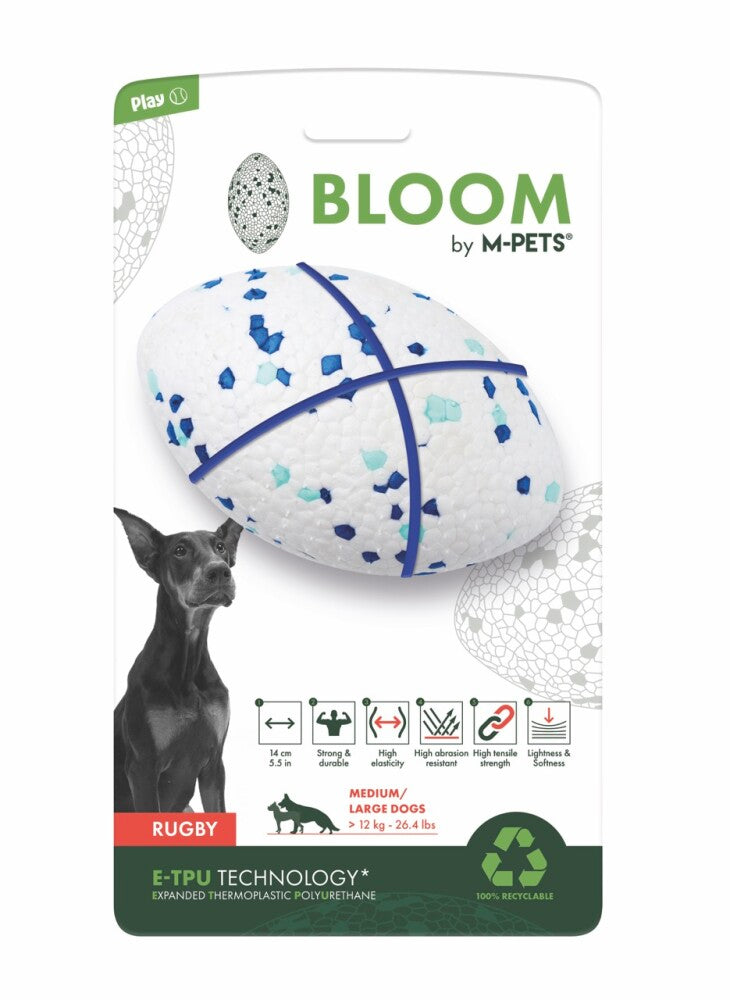 M-pets Bloom Parçalanmaz Rugby Köpek Oyun Topu | SRC: Barcode: 6953182744498
