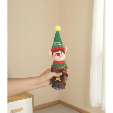 M-pets Christmas Elf Ödül Hazneli Peluş Köpek Oyuncağı | SRC: Barcode: 6953182749097