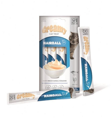 M-pets Creamy Hairball Tavuklu Ve Tuna Balıklı Kedi Ödülü 4X15 GR | SRC: Barcode: 6953182759355