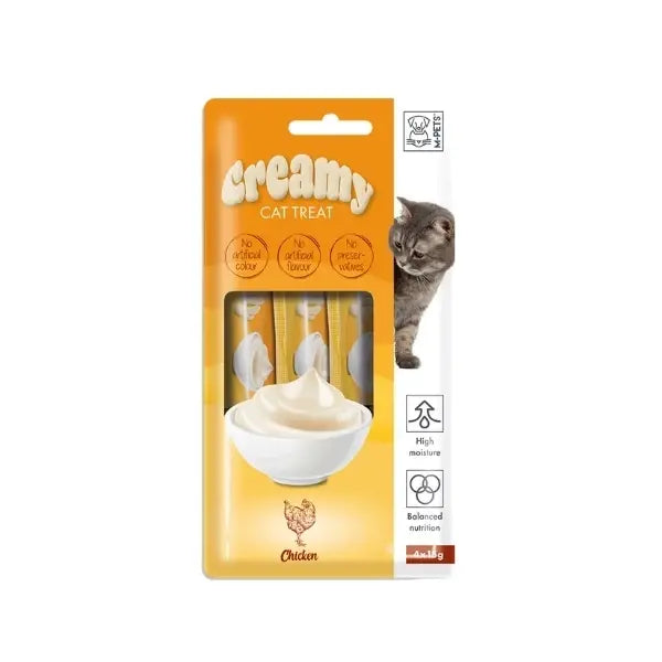 M-pets Creamy Tavuklu Krema Kedi Ödül Maması 4X15 GR | SRC: Barcode: 6953182743293