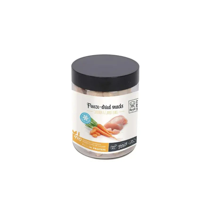 M-pets Freeze Dried Dondurularak Kurutulmuş %100 Tavuk Ve Havuçlu Küp Köpek Ödülü 40 GR | SRC: Barcode: 6953182735410
