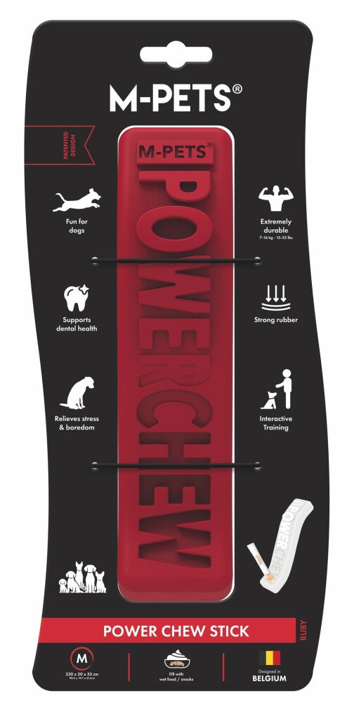M-pets Power Chew Stick Kauçuk Köpek Oyuncağı KIRMIZI | SRC: Barcode: 6953182777342
