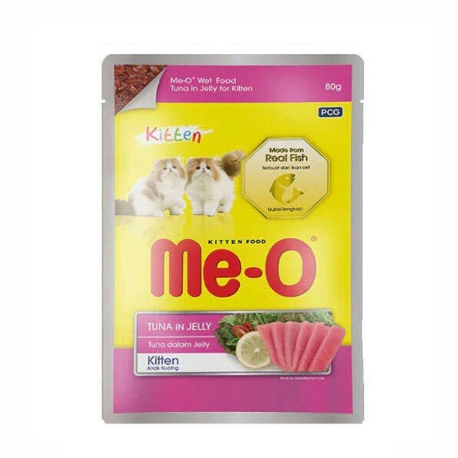 Me-o Pouch Jelly Ton Balıklı Yavru Kedi Konservesi 80 GR | SRC: Barcode: 8850477019751