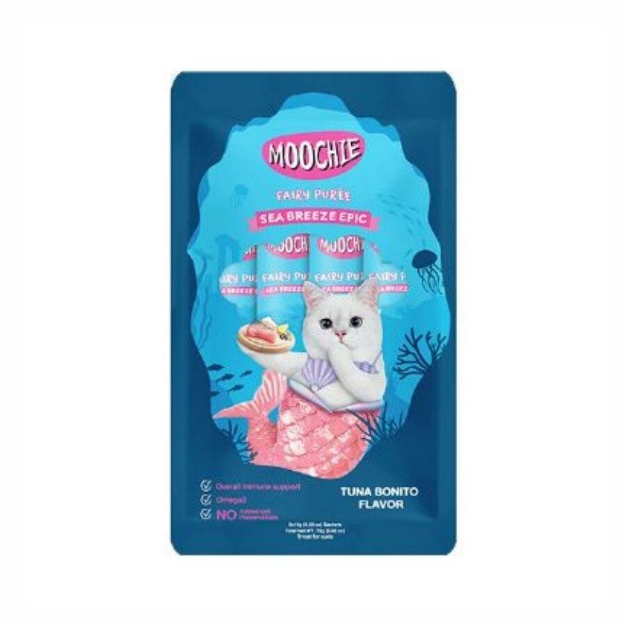 Moochie Creamy Ton Balıklı Ve Palamutlu Sıvı Krema Kedi Ödülü 5X15 GR | SRC: Barcode: 8859710201717