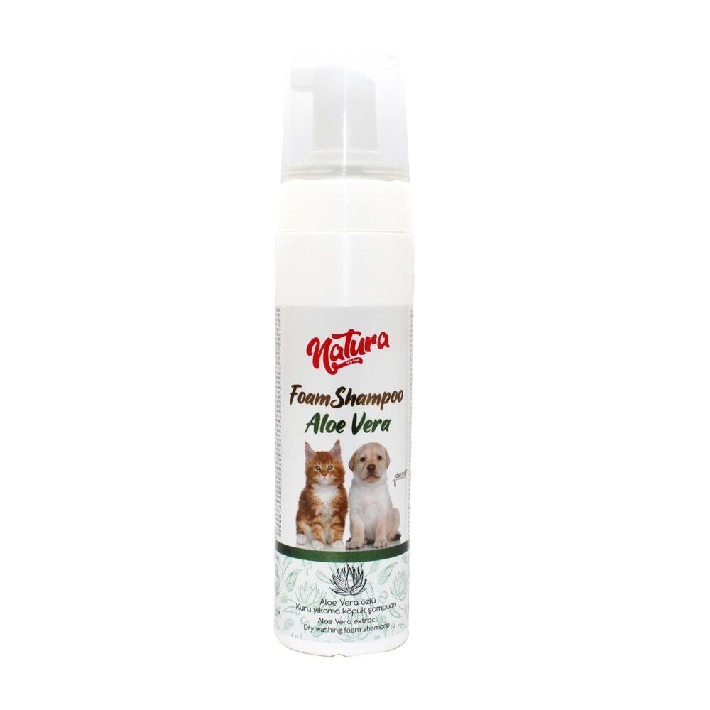 Natura Foam Aloe Vera Özlü Kedi Ve Köpek İçin Köpük Şampuanı 200 ML | SRC: Barcode: 8682315524345