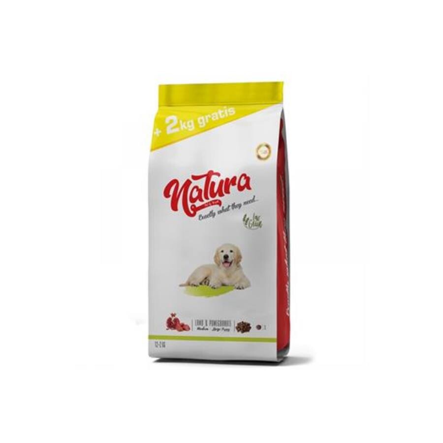 Natura Premium Kuzu Etli Narlı Düşük Tahıllı Yavru Köpek Maması 12 +2 KG | SRC: Barcode: 8682315520149