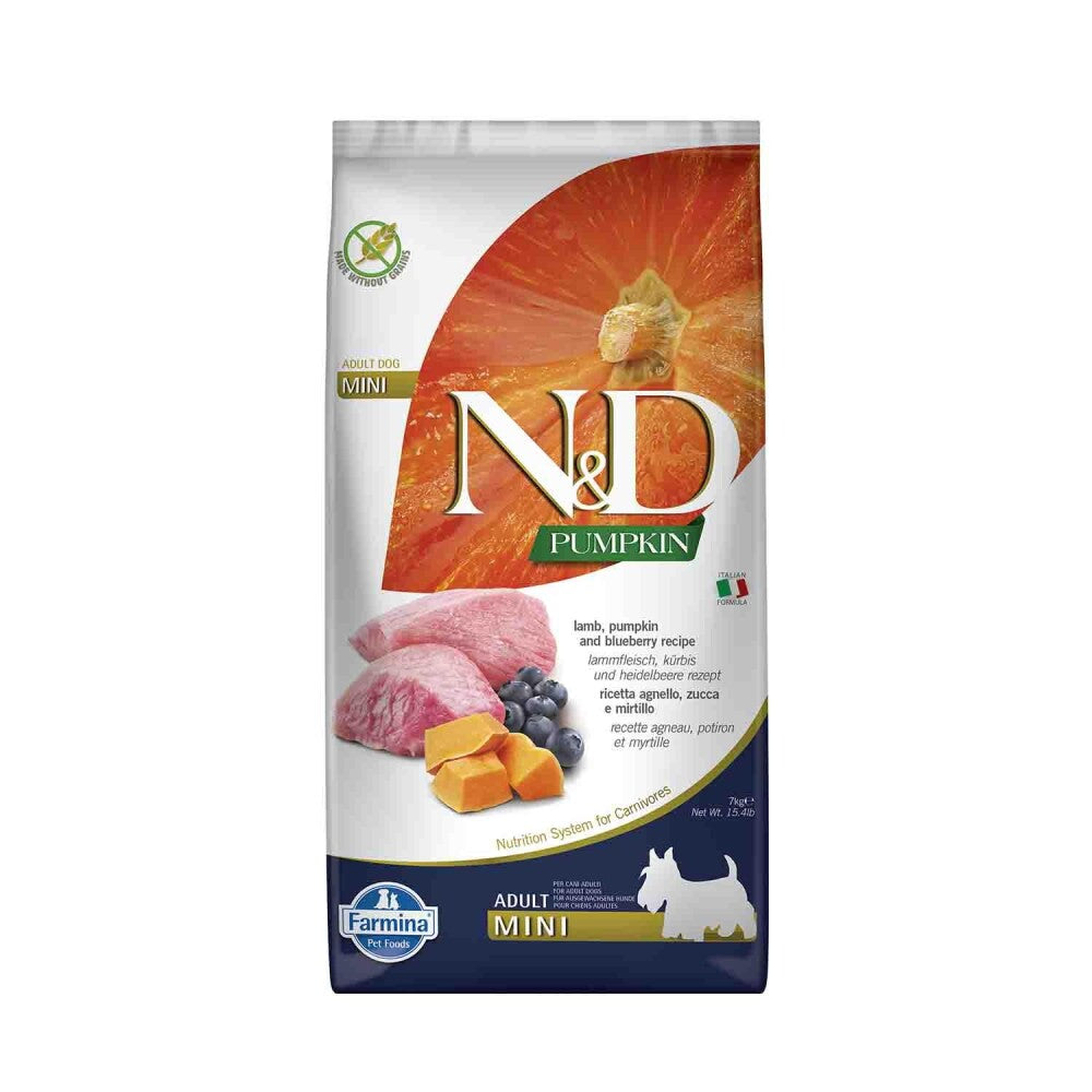 N&d Pumpkin Tahılsız Balkabaklı Kuzu Etli Mini Irk Yetişkin Köpek Maması 7 KG | SRC: Barcode: 8010276033642