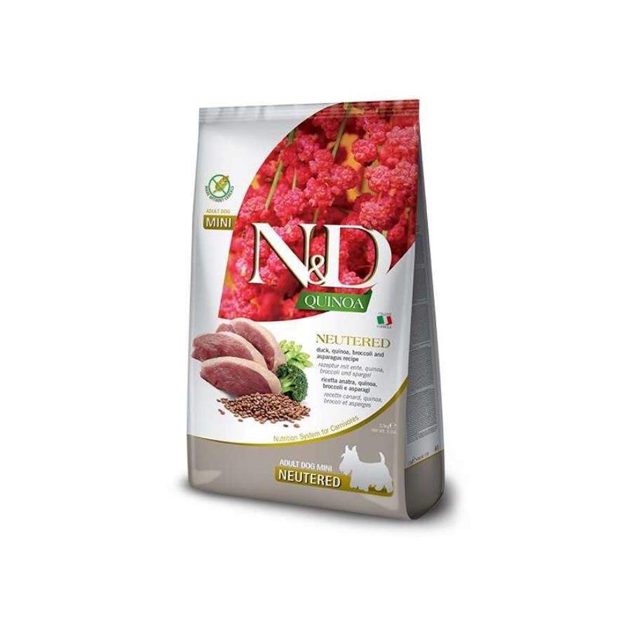 N&d Quinoa Neutered Mini Ördekli Kısırlaştırılmış Küçük Irk Köpek Maması 7 KG | SRC: Barcode: 8010276038647