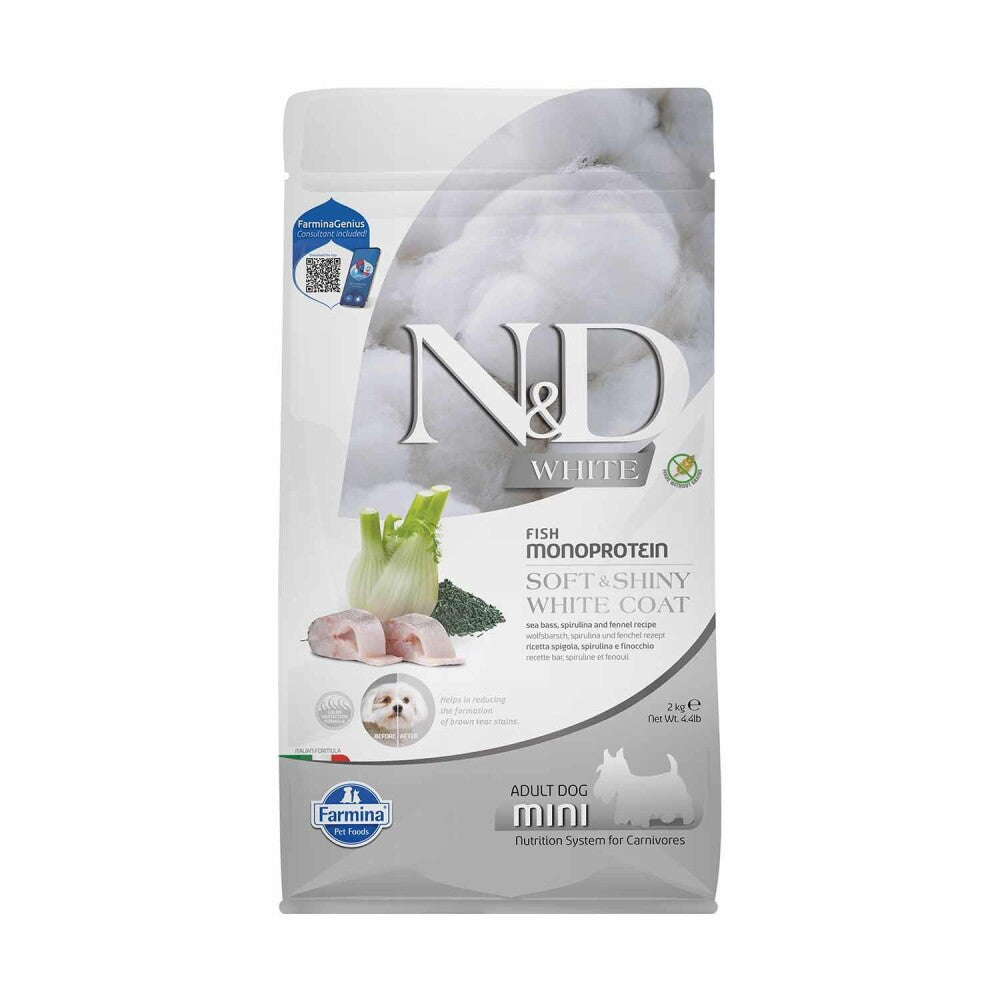 N&d Mono Protein Balıklı Renkli Küçük Irk Yetişkin Köpek Maması 2 KG WHITE BEYAZ | SRC: Barcode: 8010276041012