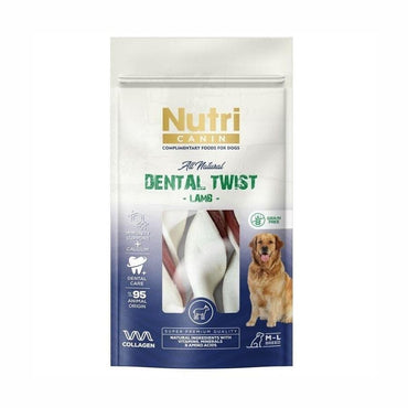 Nutri Canin Dental Twist Kuzu Etli Diş Sağlığı Köpek Ödülü 120 GR | SRC: Barcode: 8699310420633