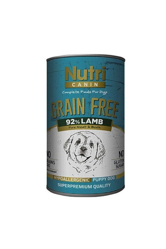 Nutri Canin Tahılsız Kuzulu Yavru Köpek Konservesi 400 GR | SRC: Barcode: 8699310420114
