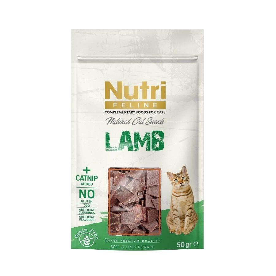 Nutri Feline Kuzu Ve Kedi Otlu Kedi Ödül Maması 50 GR | SRC: Barcode: 8699310421036