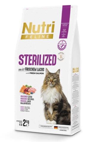Nutri Feline Somonlu Tahılsız Kısırlaştırılmış Kedi Maması 2 KG | SRC: Barcode: 8699310420244
