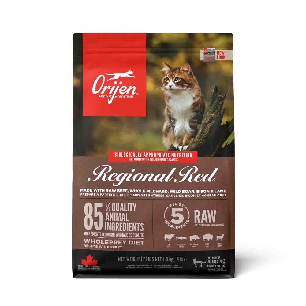 Orijen Regional Red Tahılsız Yetişkin Kedi Maması 1.8 KG | SRC: Barcode: 064992282189