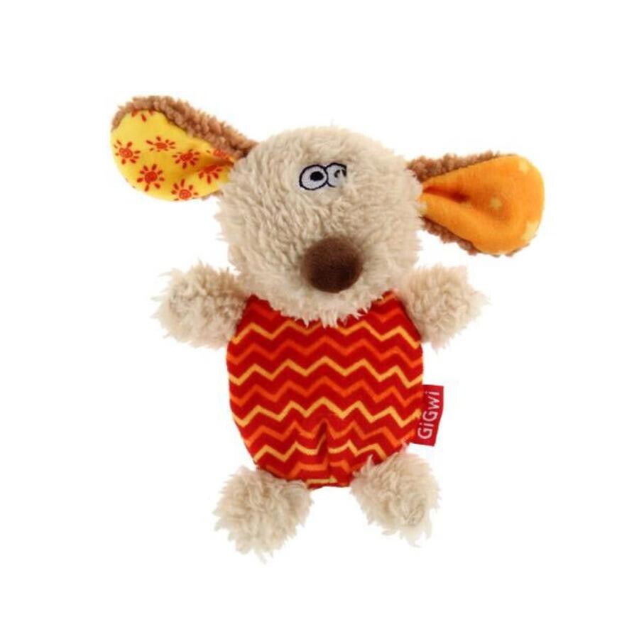 Gigwi Plush Friendz Sesli Fare - Peluş Köpek Oyuncağı GRI KIRMIZI | SRC: Barcode: 846295062220