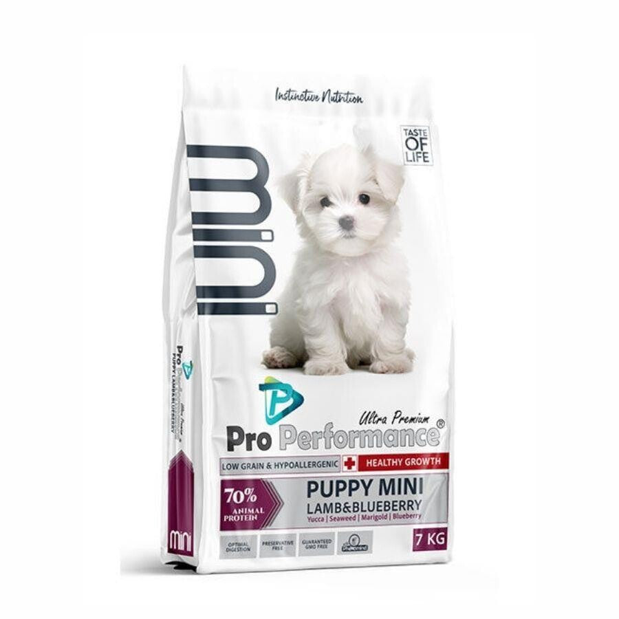 Pro Performance Mini Irk Kuzulu Ve Yaban Mersinli Yavru Köpek Maması 7 KG | SRC: Barcode: 8684272330823