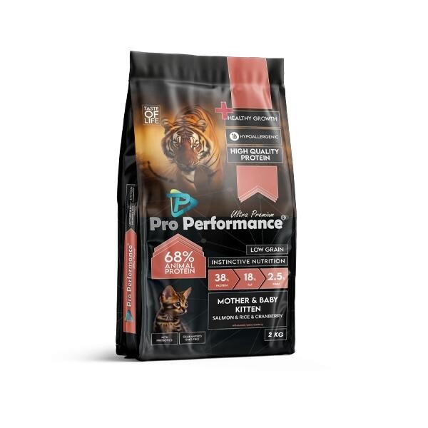 Pro Performance Ultra Premium Mother&baby Somonlu Ve Pirinçli Anne Yavru Kedi Maması 2 KG | SRC: Barcode: 8684272330809