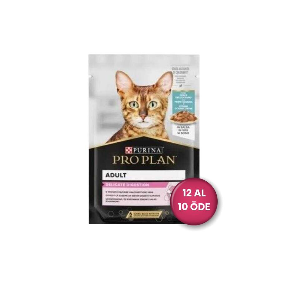 Pro Plan Pouch Sos İçinde Okyanus Balıklı Yetişkin Kedi Konservesi (12 Al 10 Öde) 85 GR | SRC: Barcode: 12559492-12al