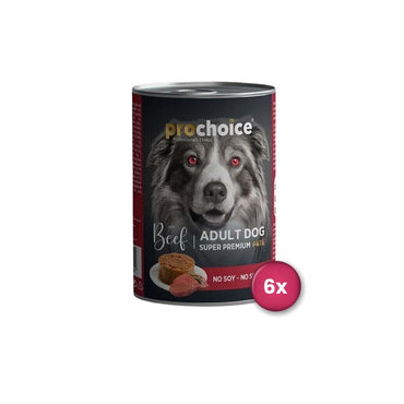 Prochoice Biftekli Yetişkin Köpek Konservesi 400 GR 6 ADET | SRC: Barcode: 8681465603009-6