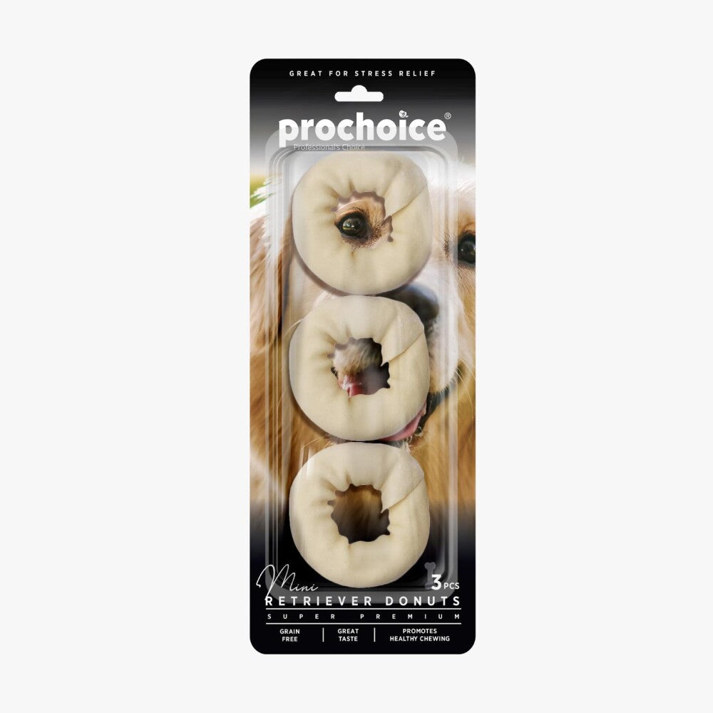 Prochoice Rawhide Mini Donuts Köpek Çiğneme Kemiği 3 ADET | SRC: Barcode: 8681465610465