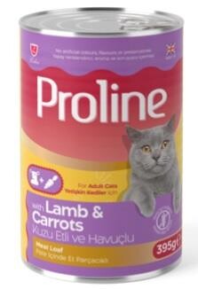 Proline Kuzu Etli Havuçlu Pate Ezme Yetişkin Kedi Maması 400 GR | SRC: Barcode: 8698995032049