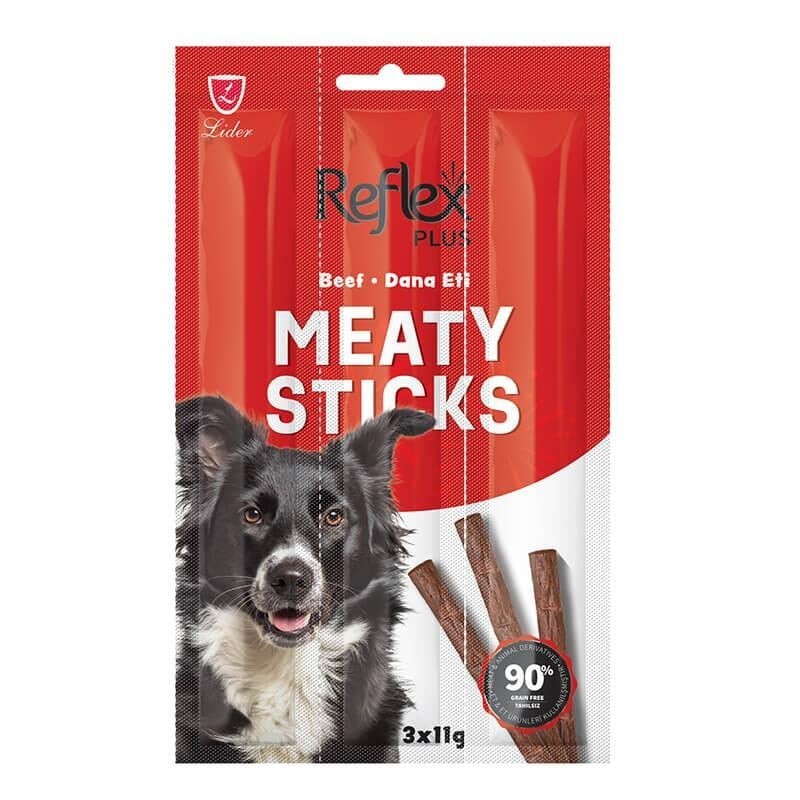 Reflex Biftekli Köpek Ödül Çubuğu 11 GR 3 ADET | SRC: Barcode: 8698995033916