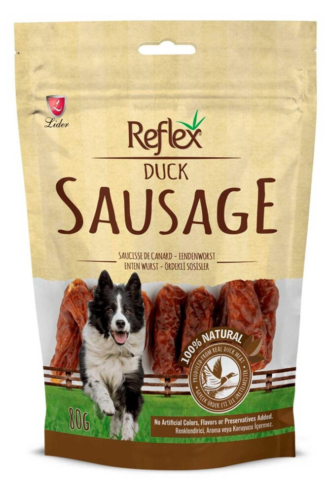Reflex Ördekli Sosis Köpek Ödül Maması 80 GR | SRC: Barcode: 8698995028912
