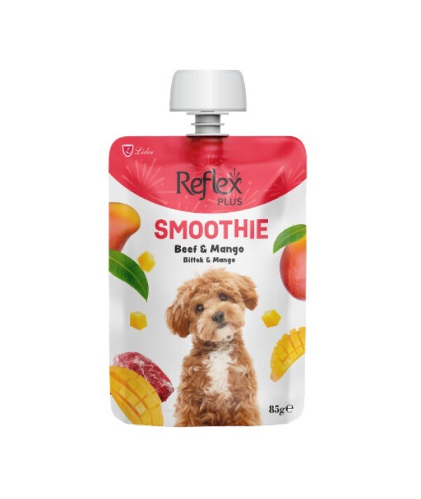 Reflex Plus Smoothie Biftek Ve Mangolu Köpek Ödül Maması 85 GR | SRC: Barcode: 8698995033824