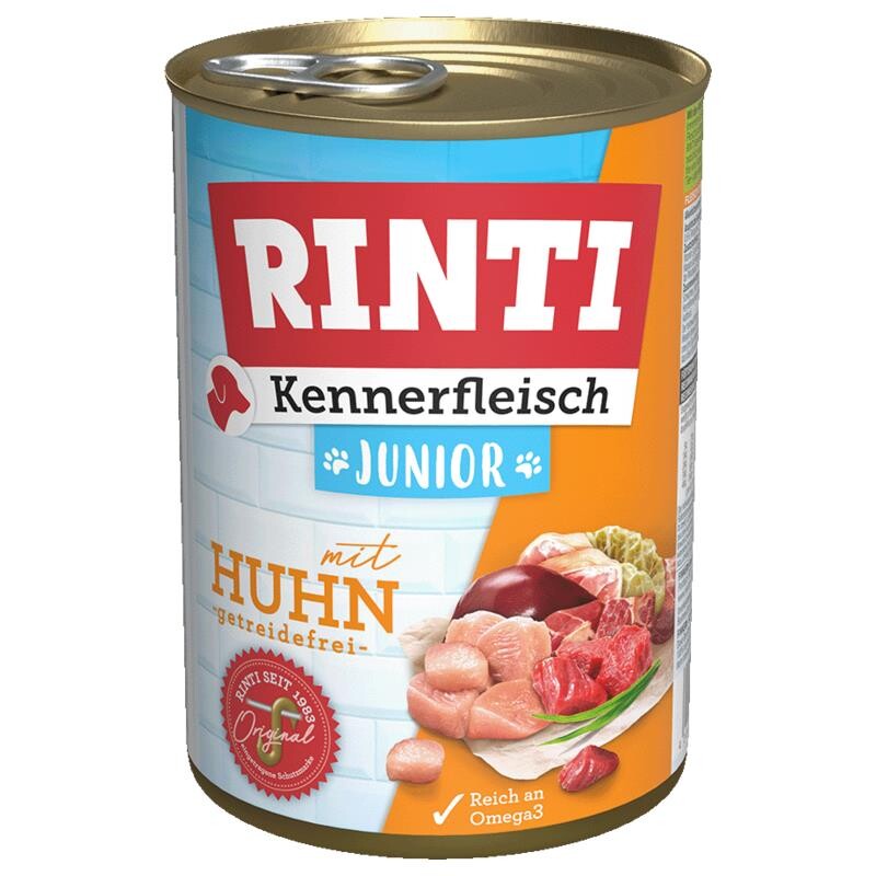 Rıntı Tahılsız Tavuklu Yavru Köpek Konservesi 400 GR | SRC: Barcode: 4000158925428